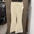 NWT We The Free People Pull On Flare pants Size 30 Stretch Ivory White