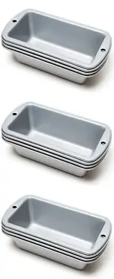 Wilton 3-Piece Recipe Right Non-Stick Mini Loaf Pan Set, 5 ¾" x 3" (3-Pack)