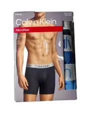 Calvin Klein Mens 4 Pack Cotton Classic Hip Briefs Size Medium Solid Colors