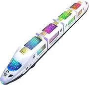 Rolling Bullet Train Toy with 360° Wheel
