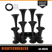 Fits Ford Chevy Ram Toyota 135db 8 Trumpet Train Air Horn Kit Loud Truck Pickup