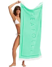 [Seafolly] Summer Solstice Towel in Blue