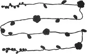 [BESPORTBLE] Handmade Crochet Flower Scarf Thin Long Knitted Neck Accessory Boho Neckerchief For Cloth Dress Decoration