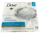 Dove Gentle Exfoliating With Renewing Exfoliants Beauty Bar Soap, 3.75 oz (12