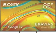 "Sony 85"" Bravia 5 4K Mini LED TV 2025"