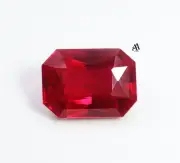 CERTIFICATE Incl.* 11.50ct Emerald Natural Unheated Red Ruby Gemstone, Burma