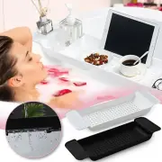 Bathtub Tray Bath Caddy Tray Retractable Bath Caddy Tray Bathtub Storage Rack AU
