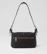 [PETA & JAIN] luna black pebble handbag