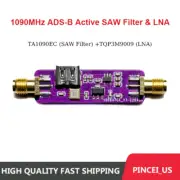 1090MHz ADS-B Active SAW Filter & LNA Amplifier SMA Connectors 5V Power Supply
