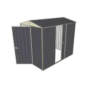 Build-a-Shed 1.5 x 2.3 x 2.3m Narrow Front Gable Dual Door Shed - Grey