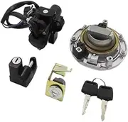MotorcycleFuel Gas Ignition Switch Lock with Key Kit for CB400 CB400SF 1992 1993 1994 1995 1996 1997 1998 VT250 MC20 SPADA