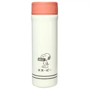 【Kamio】SNOOPY 史努比 不鏽鋼保冷保溫杯 400ml 復古的(餐具雜貨)(保溫瓶)