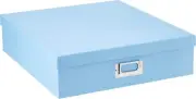 Pioneer Scrapbooking Storage Box - Sky Blue (Same Shipping Any Qty)