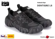 Onitsuka Tiger DENTIGRE LS ( BLACK ) 1183B421.001 Authentic [Unisex] Casual New