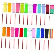 24 Pieces Dance Ribbons Streamers Rhythmic Gymnastics Ribbon Wands Artistic