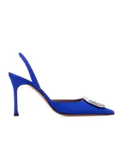 Pointed high-heeled sandals 36,37 Blue