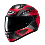 C10 Tins Black Red Full Face Helmet