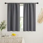Mini Curtains for Small Window, Blackout Privacy Short Curtains Drapes Energy...