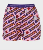 NEW PETER ALEXANDER VIOLET CRUMBLE PJ SHORTS WOMENS L RRP$79.95