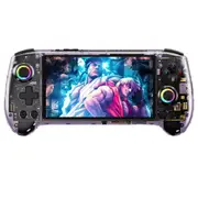 ANBERNIC RG557 Game Console 128GB TF Card Transparent Purple