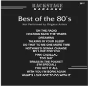 THE BEST OF THE 80's Karaoke CD+G Tracks Backstage #3817 New in Black Sleeve