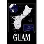 GUAM: MAP OF GUAM NOTEBOOK