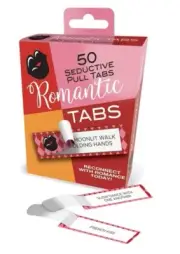 Romantic Tabs Couples Game 50 Seductive Pull Tabs Adults