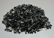 1000Pcs E0508 22AWG 0.5mm² BLACK Insulated Ferrule Bootlace Terminals Crimp