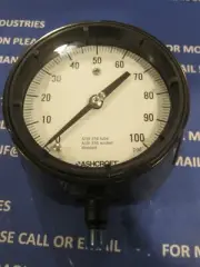 Ashcroft 1279 Dura Pressure Gauge 0-100#, 1/4"npt 4.5"F, LM, 45-1279-SS-02L-100#