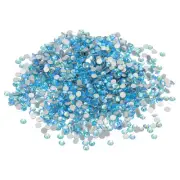 SS16/1440Pcs Glass Diamante Rhinestone, Man Made Gems, AB Blue