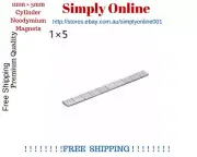 50 PCs 1mm x 5mm Neo Cylinder Neodymium N35 Magnets