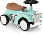 HONEY JOY Retro Kids Ride-on Toy, Kids Vehicle Toy w/Working Steering Wheel, ...