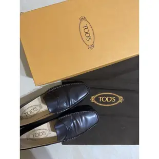 tod’s 女鞋 豆豆鞋 真皮 平底鞋 35號 tods