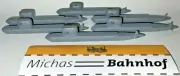 6 X u Boat Atom-u-Boot Nuclear Metal Ship Model 1:1250 % 08 Å