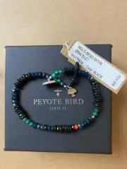Peyote bird sante fe multi bead satya bracelet black