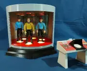 TOS Transporter with Sound Activated Lights. Playmates sized.