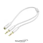 UGREEN 20897 TRRS Female to Dual TRS Male Headset Mic Audio Y Splitter