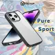 【VOYAGE】iPhone 15 Pro 6.1 超軍規防摔保護殼-Pure Sport 酷黑(超強2合１吸震複合式材料製程)