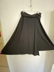 David Lawrence Skirt Size 10-12 Wrap Style Still Modest Stretch Waist BNWT $199