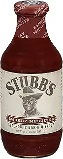 Stubb's Smokey Mesquite Bar-B-Q Sauce, 18 oz (Pack of4)
