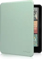 RSAquar Case for All-New Kindle Paperwhite 12th Gen 2024 (7-Inch) & Kindle Colorsoft Signature Edition, Slim Protective Cover with Auto Sleep/Wake - Agave Green