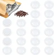 20 PCS CO2 Filter Set - Replacement CO2 Releasing Valves for Coffee Bean Container Degassing Way Breather Valve for Food Bags