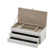 One Six Eight London GABRIELLA White Large Jewellery Box