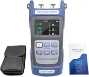 zolyet Handheld PON Power Meter Optical Tester Network Ten Data Storage 1310nm 1490nm 1550nm Video FTTX O OLT Signals Measureme Device Multicolor UPC