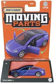 Matchbox Moving Parts Tesla Model 3 (Blue)