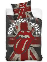 The Rolling Stones Union Jack 100% Cotton Single Duvet Cover - European Size