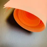 5 sheets- silk foam (foamiran) for flowers handmade size 19,6"x19,6" x 0.038"