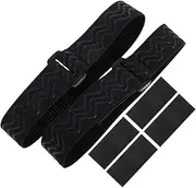 GANAZONO Pack Women's Boot Stability Straps Non Slip Boot Retention Belt Ratchet Hook Loop Fasteners Fall off Prevention for High Knee