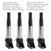 4PCS Ignition Coil 0221504800 Fit MINI COOPER R56 1.6 2006-2013