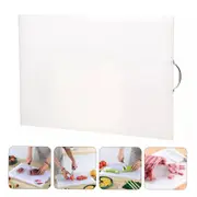 445 x 610 x 13mm Cutting Board White Polyethylene Chopping Board Tool Tray Home